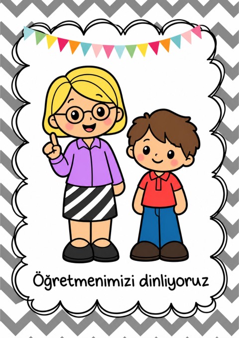 Öğretmeni Dinliyoruz - Eğitim Aktivitesi ile İlgili Görsel