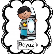 Çocuk ve Kalem Teması: Beyaz Renk Öğretimi