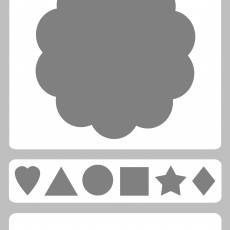 Grey Color Shapes Learning Material