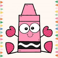 Pembe Crayon Karakteri: Eğlenceli Eğitim Materyali