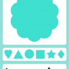 Color and Shape Learning: Turquoise with Shapes