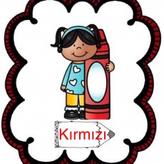 Kırmızı Renk ve Eğitsel Çizim Materyali