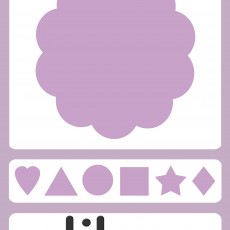Lilac Color Identification with Shapes and Symbols