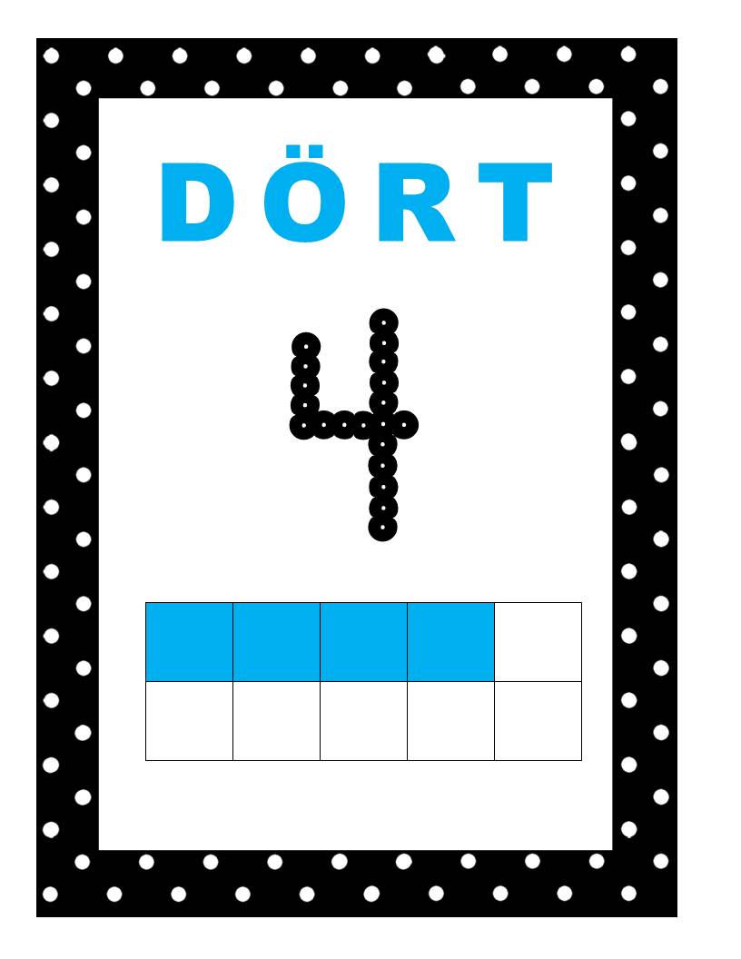 Dört Sayısı Eğitimi - 4 (DÖRT)