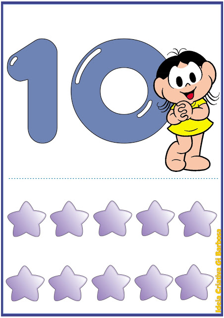Eğitici Resim: 10 (On) Rakamı ve Yıldızlar