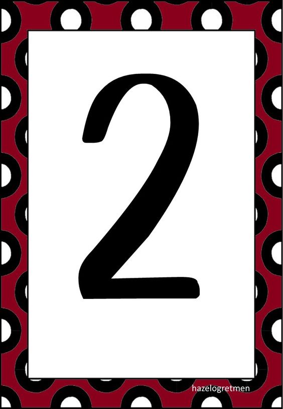 Sayı Kartı: 2 (İki) - Temel Eğitim Materyali