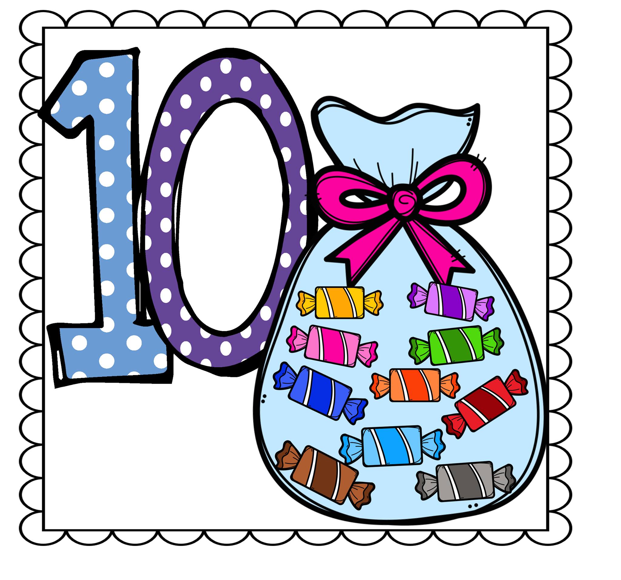 10 Candy Bag Activity - Educational Number Recognition