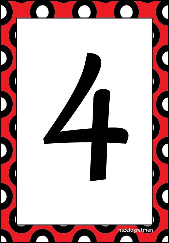 Rakam 4 Sayısı - 4 (Dört)