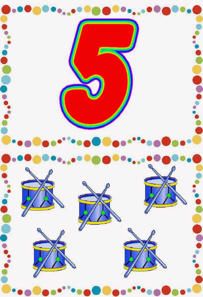 5 Drums Activity: Learning Numbers and Music Concepts