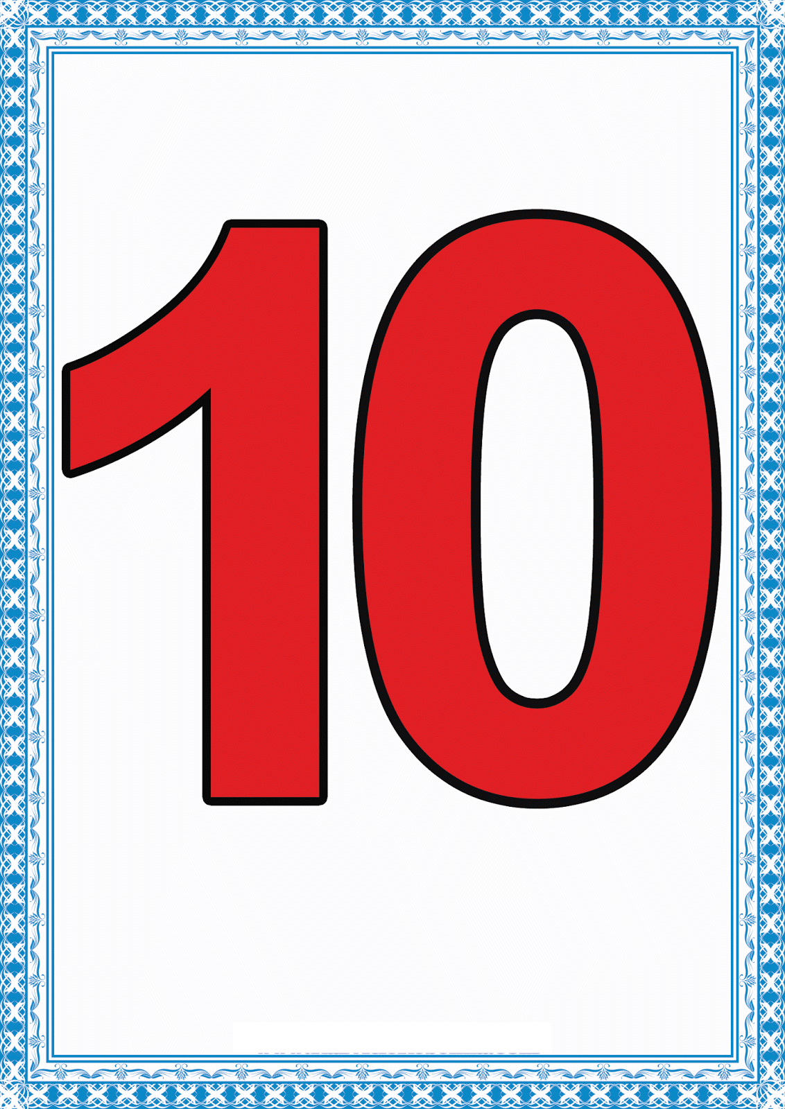 10 (On) Sayısı - Eğitim Materyali