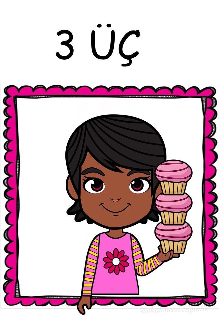 3 ÜÇ Cupcake Sayma Eğitimi