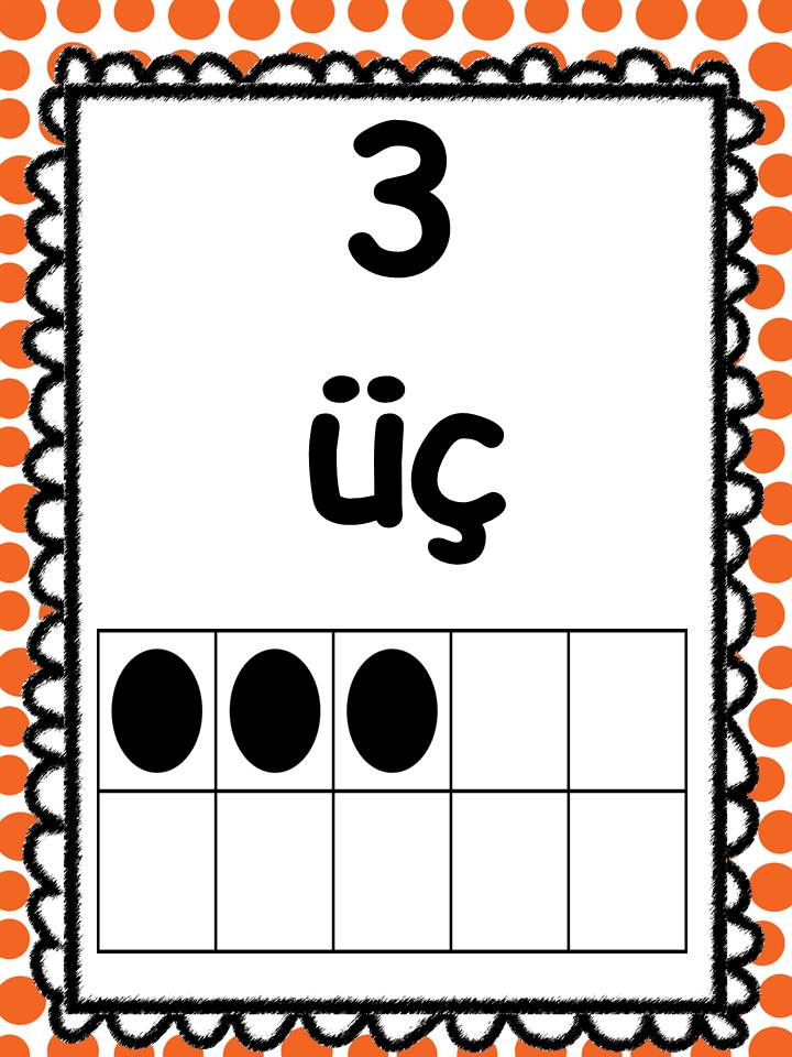 3 (Üç) Sayısı ve Şekli Eğitimi