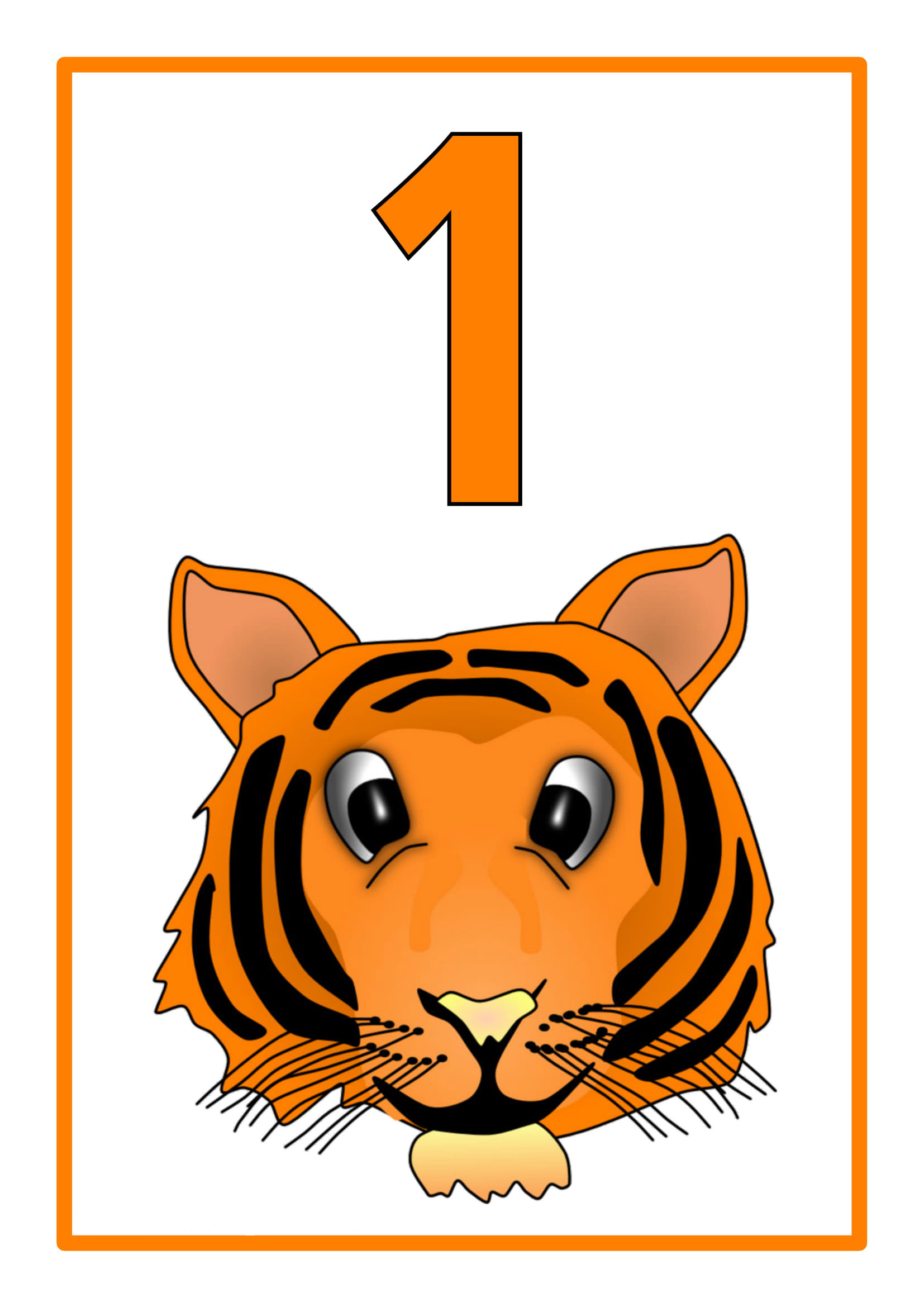 1 NUMARA VE TIGER (KAPLAN) İLLÜSTRASYONU