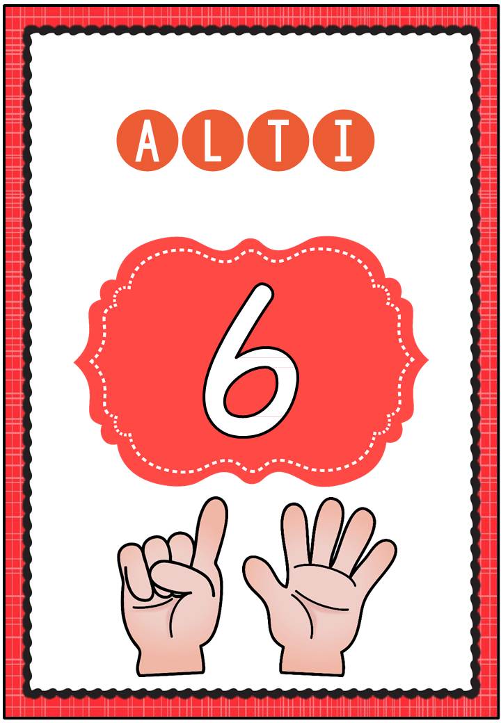 Eğitici Materyal: ALT I 6 (6 Sayısı)