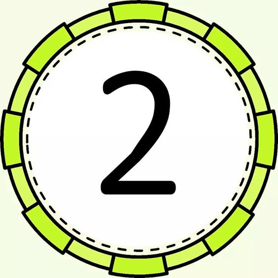 Sayı İkonu: 2 (İki) - Eğitsel Materyal