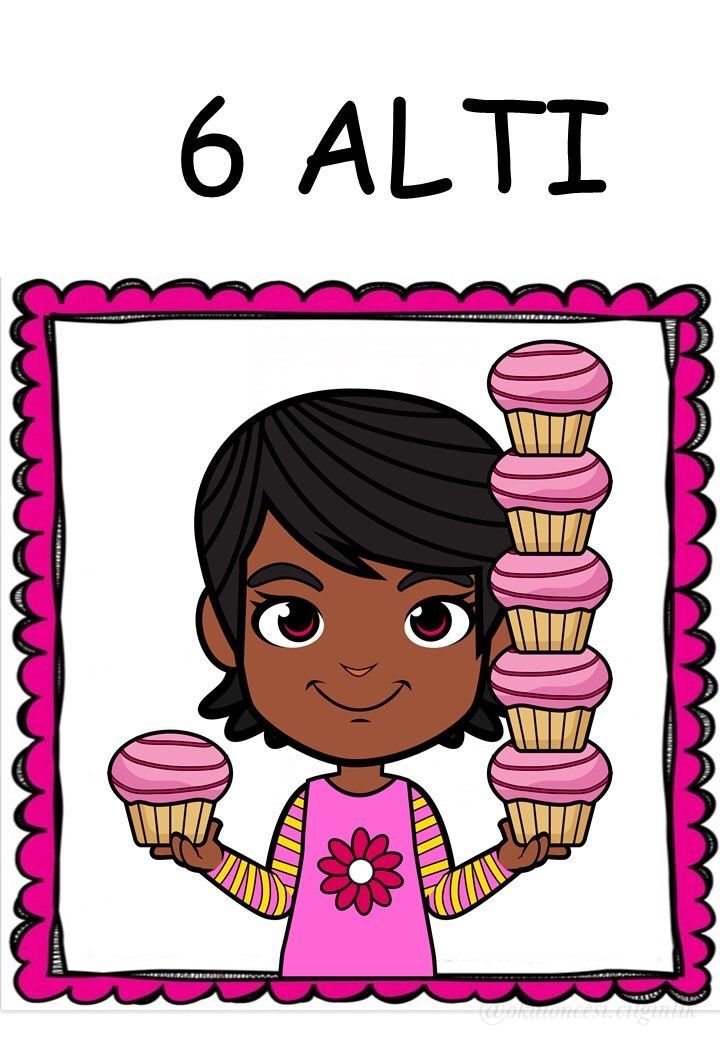6 ALTı - Cupcake Kesirleri ve Eğlenceli Matematik Öğrenimi