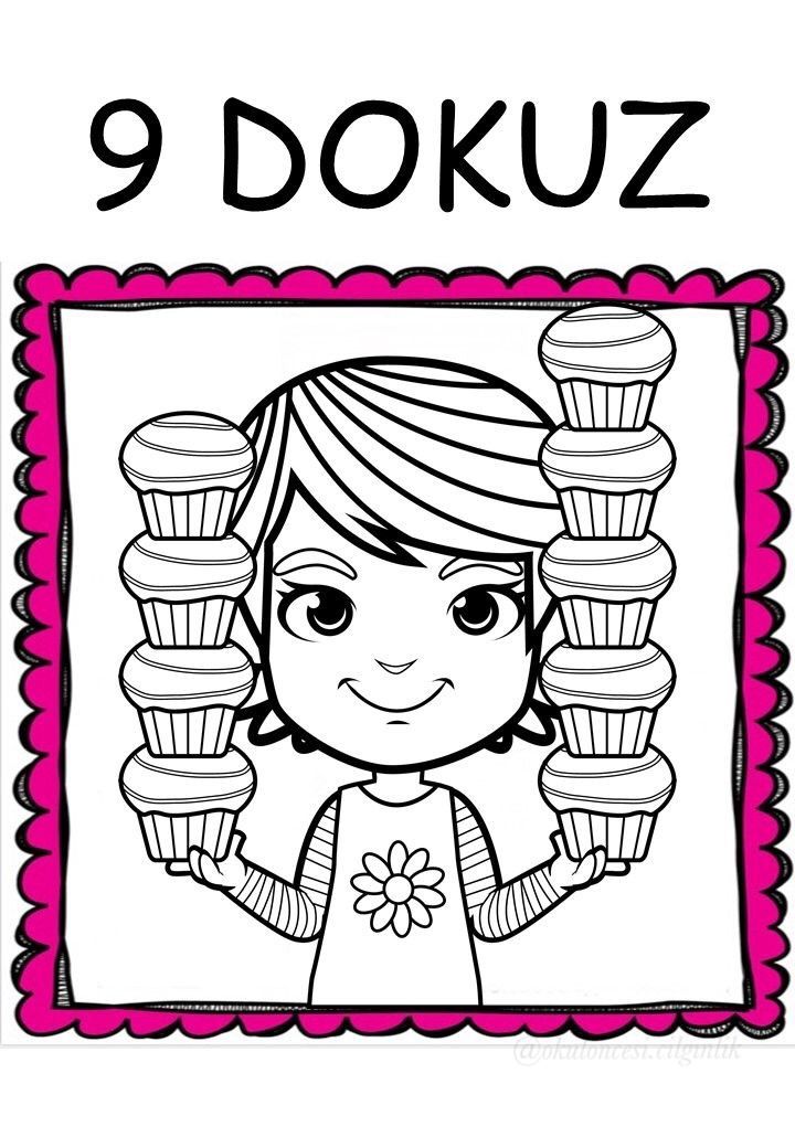 9 Dokuz: Cupcake Sayma Aktivitesi