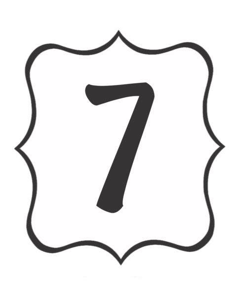 Yedi (7) Numara Tasarımı