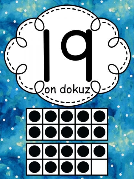 19 - On Dokuz: Sayı ve Temsili
