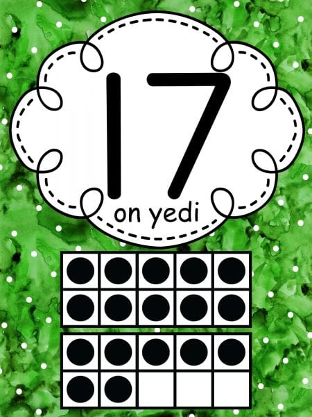 17 Sayısı ve Yazılışının Öğrenilmesi: on yedi