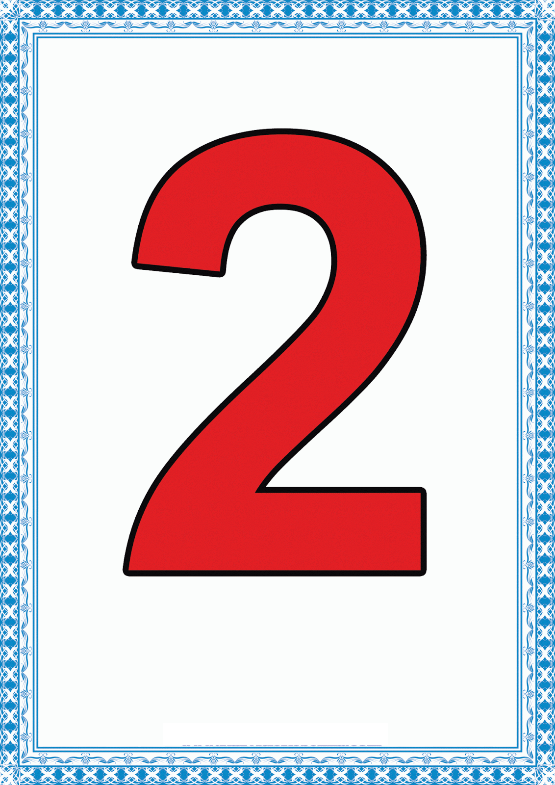 Renkli 2 Sayısı - Sayılar Eğitimi