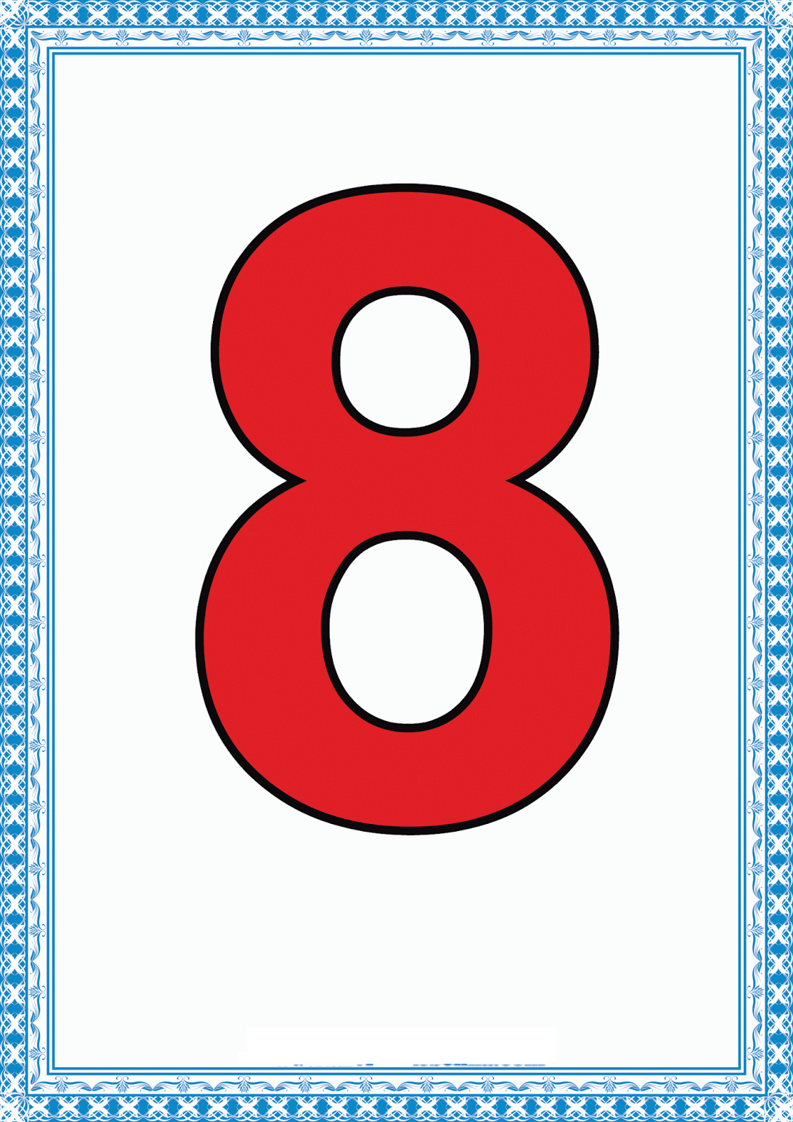 Büyük Harf 8 (Sekiz)