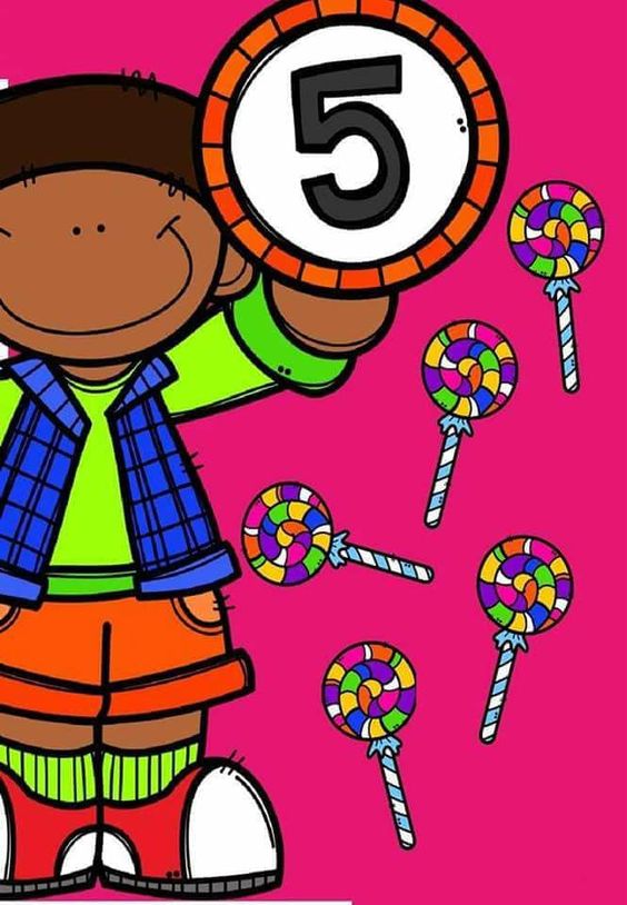 Çocuk, Şekerler, 5 - Renkli Görsel Eğitimi