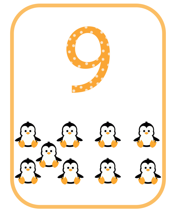 Hayvan Sayma: 9 Penguen