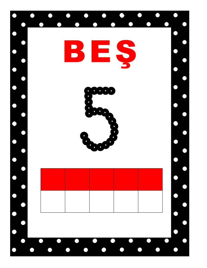 BEŞ 5: Sayı ve Renk Eğitimi