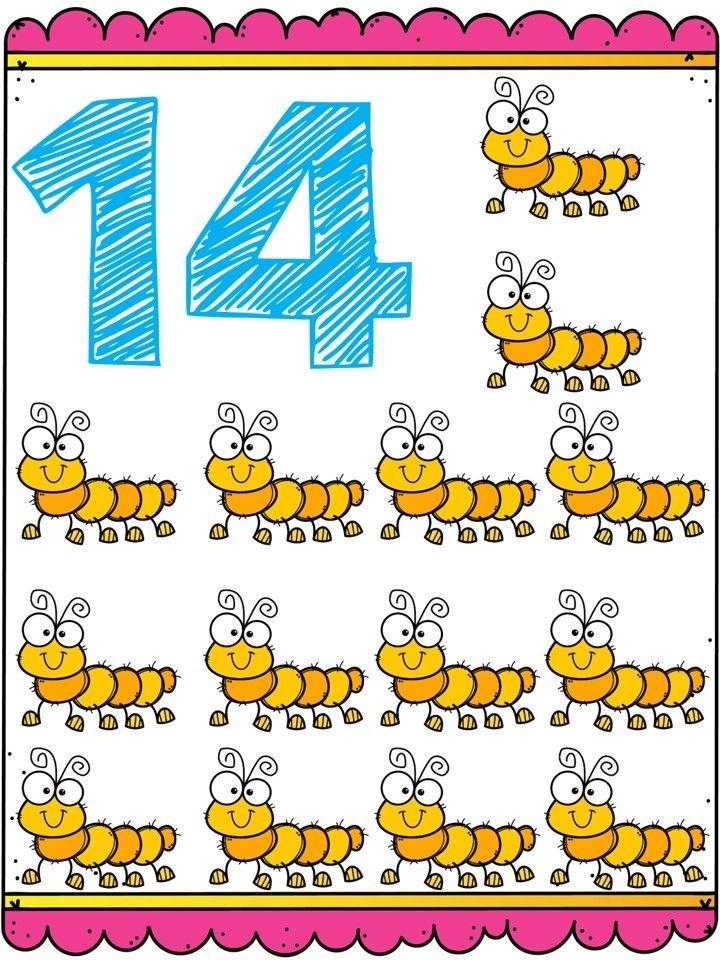 Rakam ve Hayvanlar: 14 Sarı Tırtıl