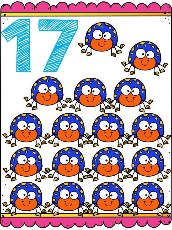 17 Sevimli Örümcek Sayma Etkinliği