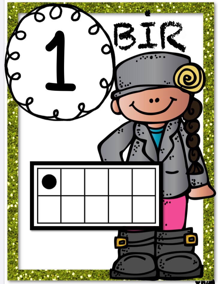 1-BIR Eğitici Görsel - Sayılar ve Temel Matematik Öğretimi