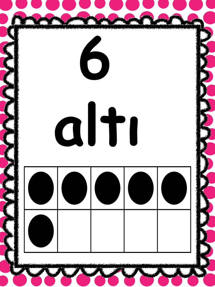 6 ALTı - Sayma ve Temel Matematik Kavramı