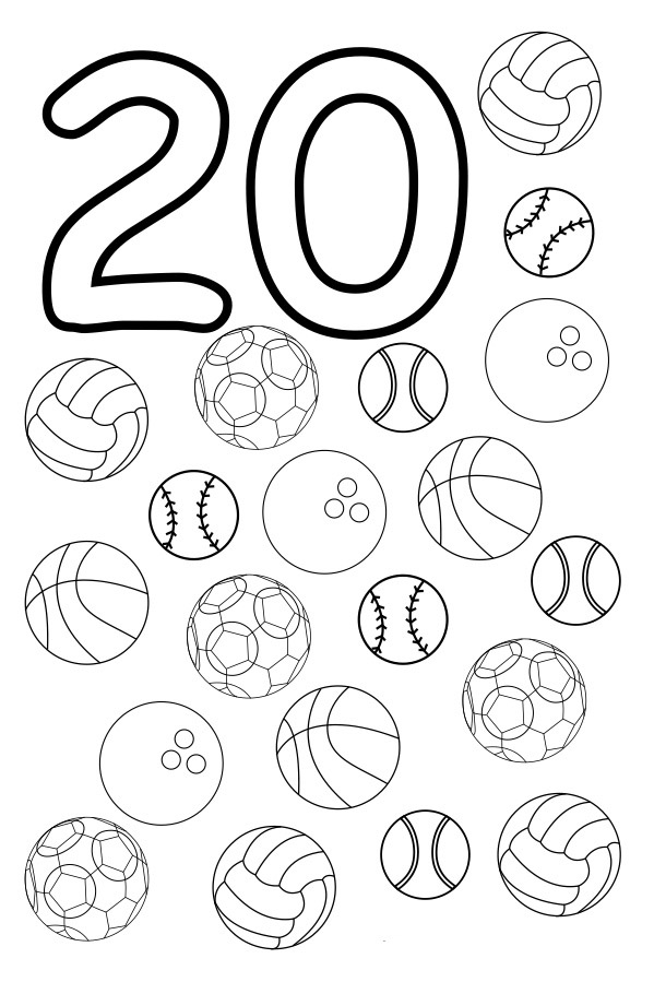 20 Farklı Spor Topu Çizimi ve Tanıma Etkinliği