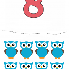 Sayı Öğrenme: 8 (Sekiz) ve Baykuşlar
