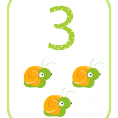 Üç Sevimli Salyangoz: 3 (Three Cute Snails)