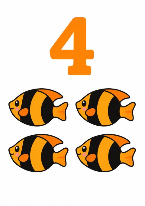 4 FISHES - Dört Balık (Eğitim Materyali)