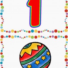 Bir Renkli Top ve 1 Sayısı; Eğitici Matematik Materyali