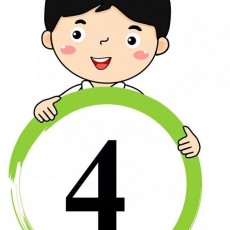 Çocuk ve Rakam Öğrenimi: 4 (Dört)