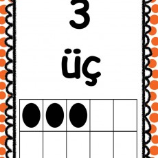 3 (Üç) Sayısı ve Şekli Eğitimi