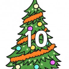 Noel Ağacı 10 | Christmas Tree 10 | Eğlenceli Kış Temalı Görsel | Eğitim Materyali