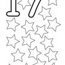 17 Stars Counting Activity - Educational Material