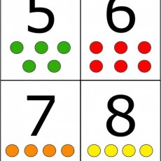 Eğitici Sayılar: 5 (beş), 6 (altı), 7 (yedi), 8 (sekiz) - Renkli Dots ile Sayı Öğrenimi