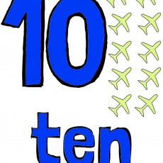 10 Ten - Sayılar ve Uçaklar Öğrenme Materyali