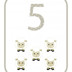 Beş Sevimli Kuzu - 5 (Five Sheep)