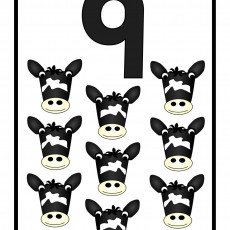 9_Cows_Numerical_Concepts_Educational_Illustration
