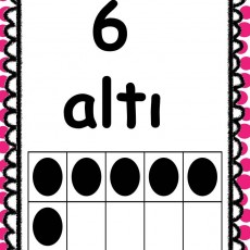 6 ALTı - Sayma ve Temel Matematik Kavramı