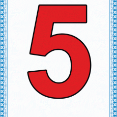 Eğitsel Materyal - 5 (Beş) Sayısı - Sayılar ve Sayma Eğitimi