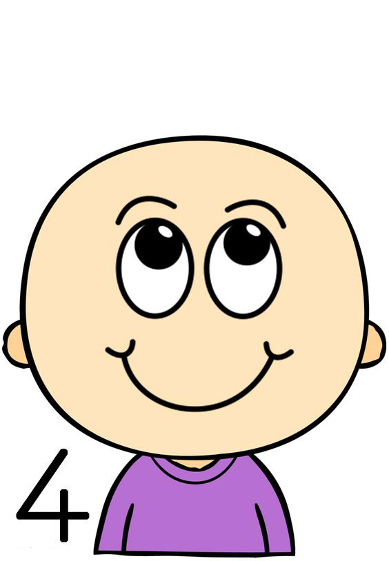 Çizgi Karakter ile Sayı Öğrenme: 4 (Dört)
