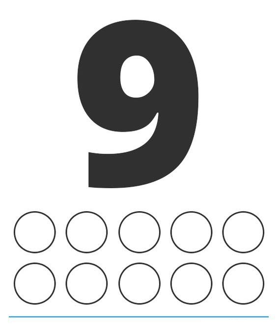 Nokta Sayma Etkinliği: 9 (dokuz) Adet Daire